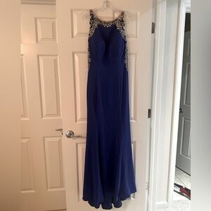 Prom Dress, Blue, XL
